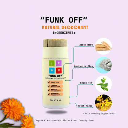 LFBX Funk Off Natural Deodorant | Ditch the Aluminum, Stay Fresh Naturally