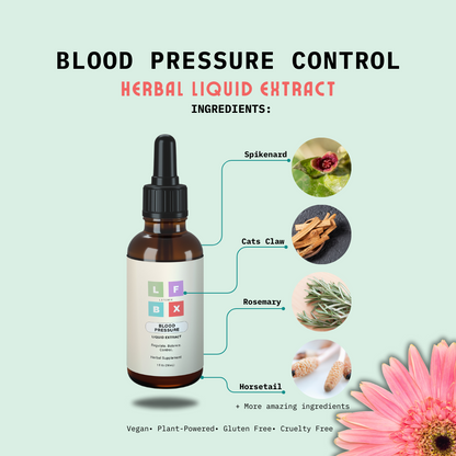 LFBX Blood Pressure Support: Herbal Liquid Extract