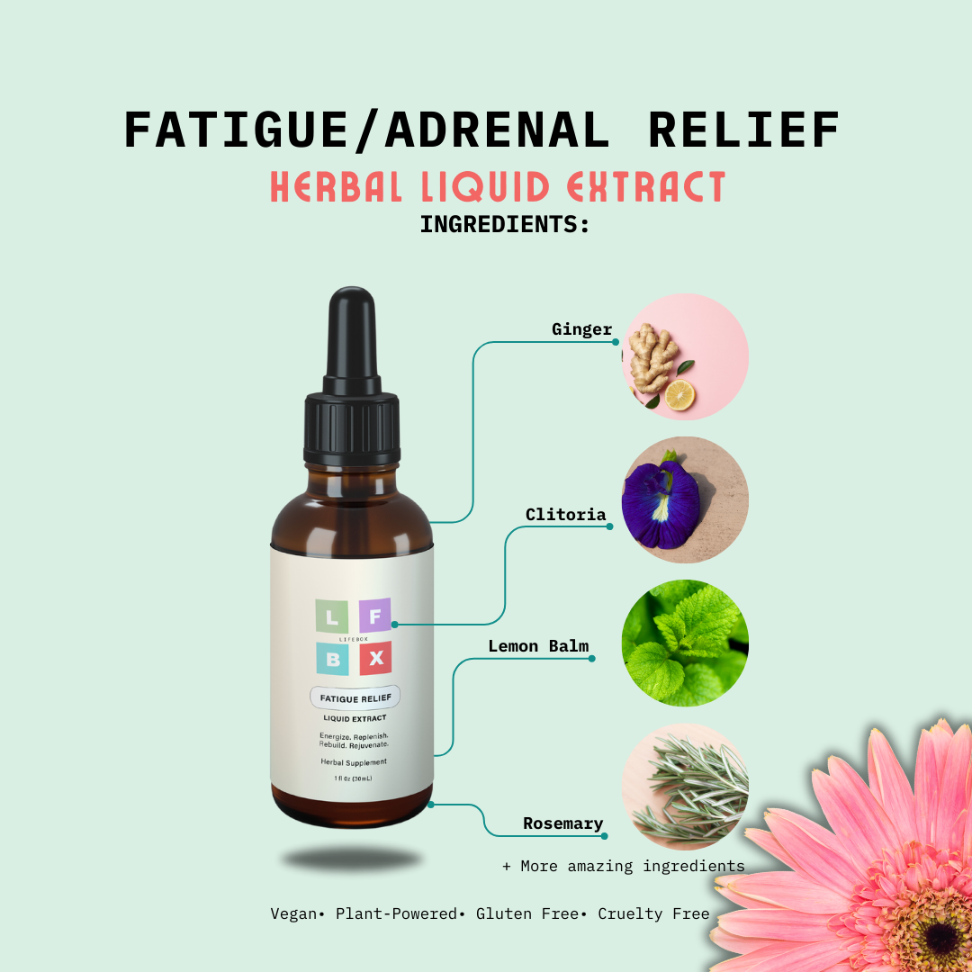 LFBX Fatigue Relief: Herbal Energy Optimizer Liquid Extract