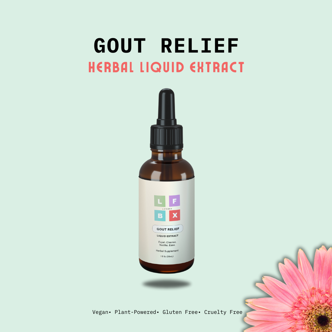 LFBX Gout Relief: Herbal Liquid Extract