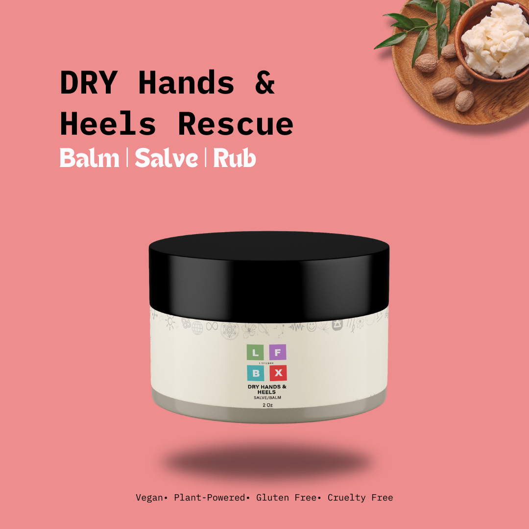 LFBX Hand & Heel Balm: Soothing Salve for Dry Hands and Feet